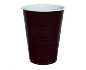 Tedeco 7oz Squat Brown & White Cups (2000 cups)