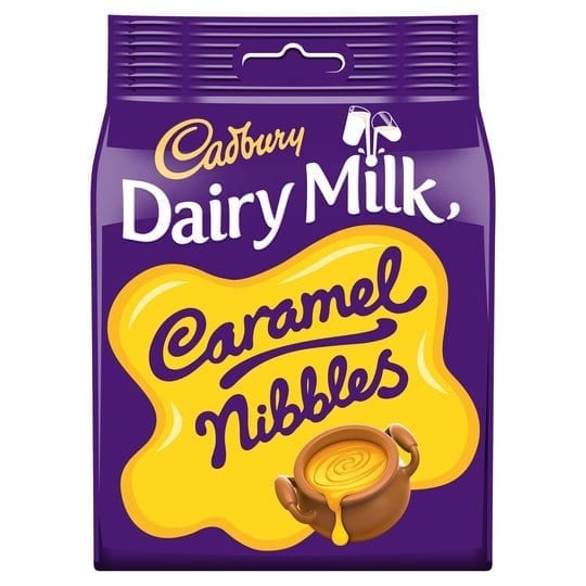 Cadburys Caramel Nibbles Bag 10x120g