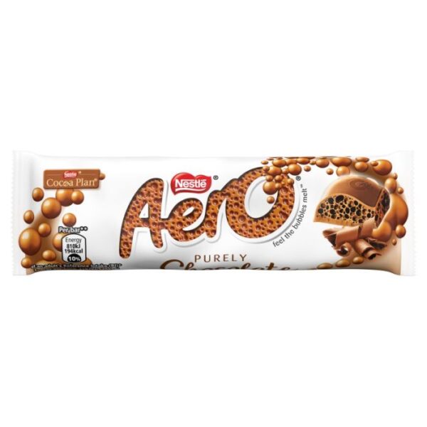 Aero Bubbly Bar Milk 24x36g