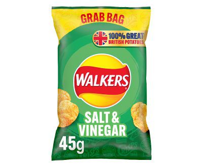 Walkers Grab Bag Salt & Vinegar 32x45g