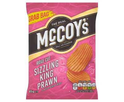 McCoys Sizzling Prawn 36x45g