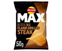 Walkers Max Flame Grilled Steak 24x50g