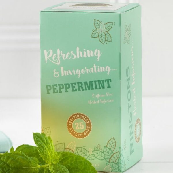 Ringtons Peppermint String & Tag (25 Tea Bags)