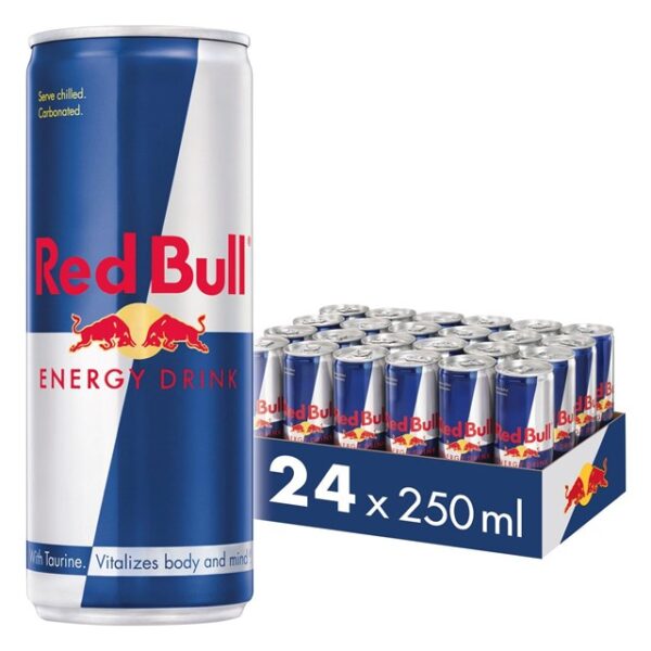 Red Bull Cans 24x250ml PMP £1.35