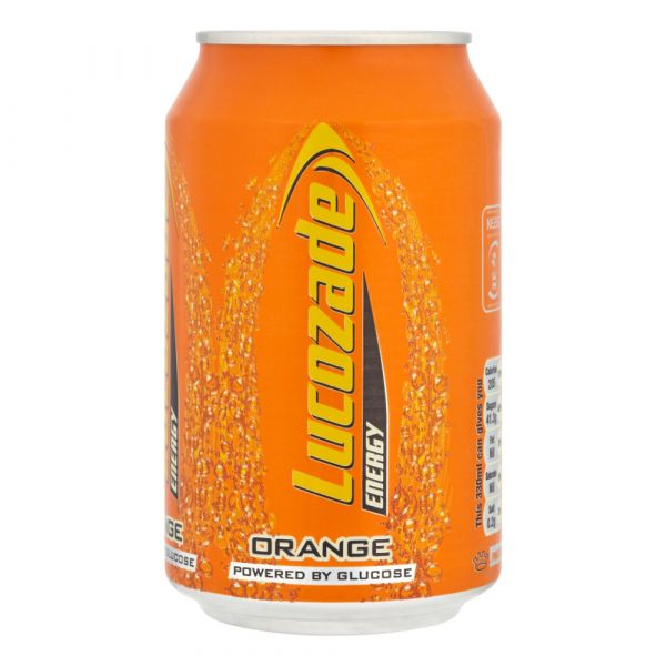 Lucozade Orange Cans 24x330ml