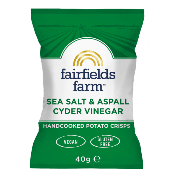 Fairfields Farm Sea Salt & Aspall Cyder Vinegar 36x40g