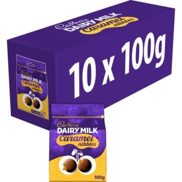 Cadburys Caramel Nibbles 10x100g