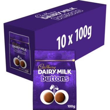 Cadburys Giant Milk Buttons 10x100g