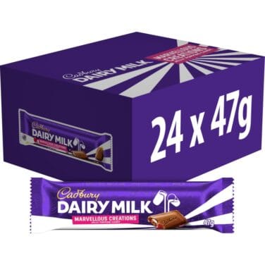 Cadburys Dairy Milk Marvellous Creations Jelly Popping Candy 24x47g