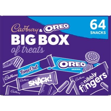 Cadburys & Oreo Big Box of Treats (64 Snacks Per Box)