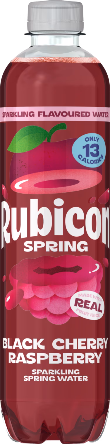 Rubicon Spring Black Cherry & Raspberry 12x500ml