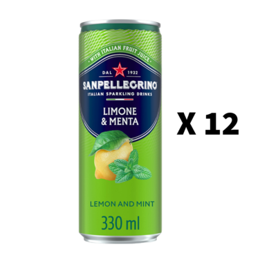San Pellegrino Lemon & Mint 12x330ml