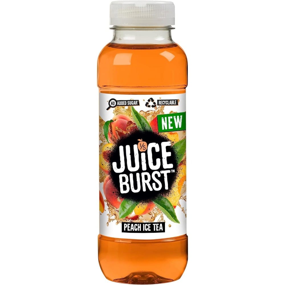 Juice Burst Peach Ice Tea 12x500ml