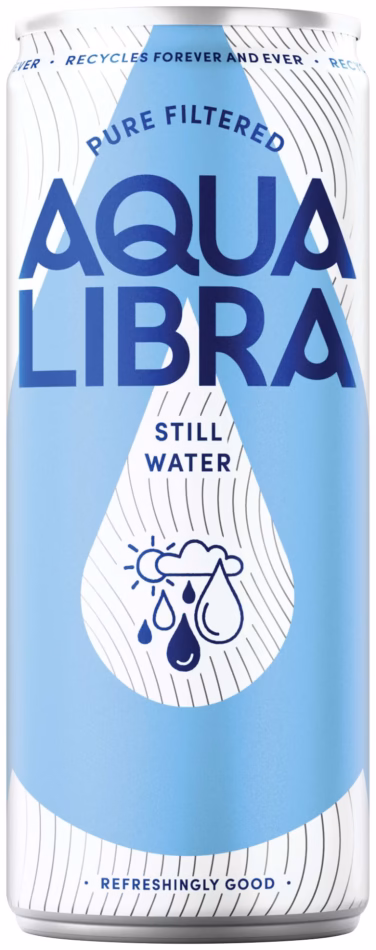 Aqua Libra *Still* Water Can 24x330ml