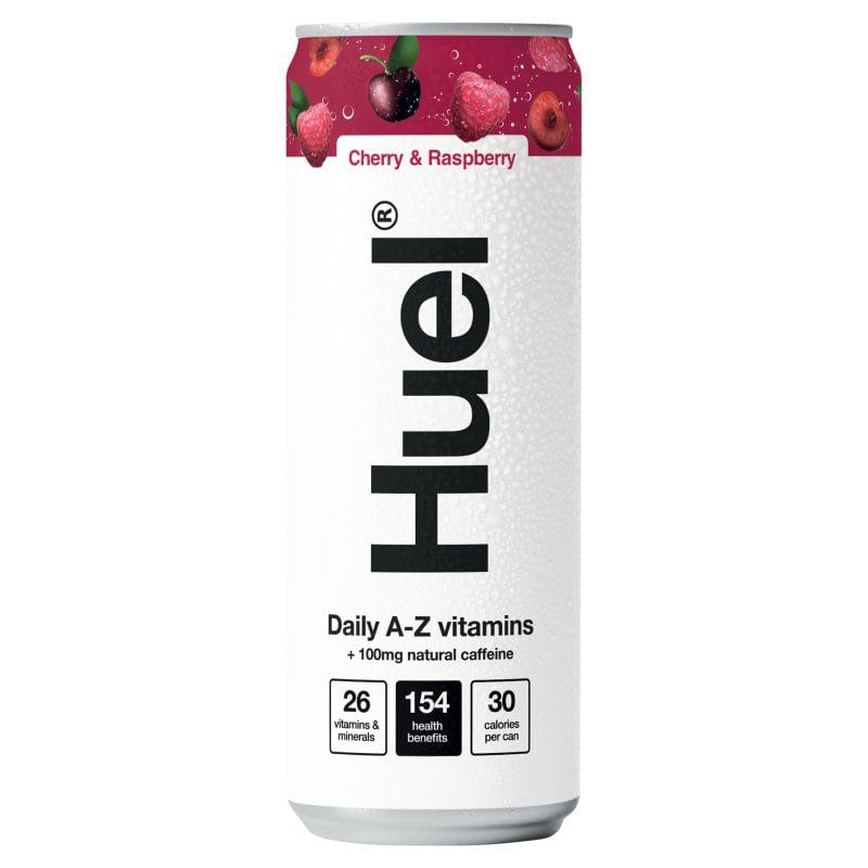 Huel Cherry & Raspberry Daily A-Z Vitamins Cans 12x330ml