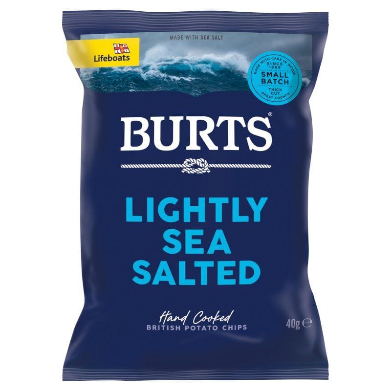 Burts Lightly Sea Salted 20x40g