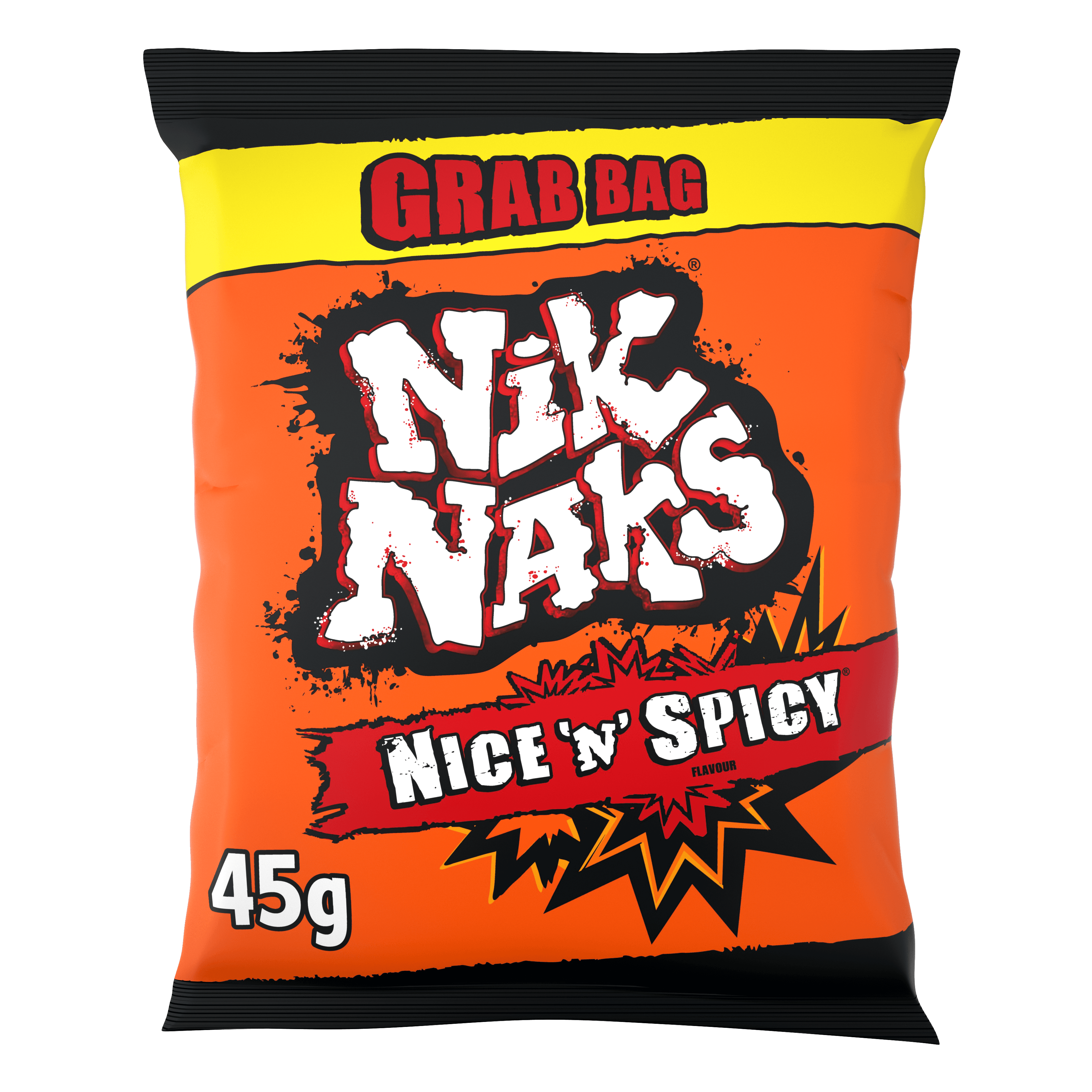 GRAB BAG Nik Naks Nice & Spicy 36x45g