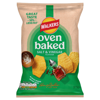 Walkers Baked Salt & Vinegar 32x37.5g