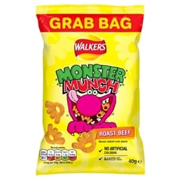 Monster Munch Grab Bag Roast Beef 35x40g