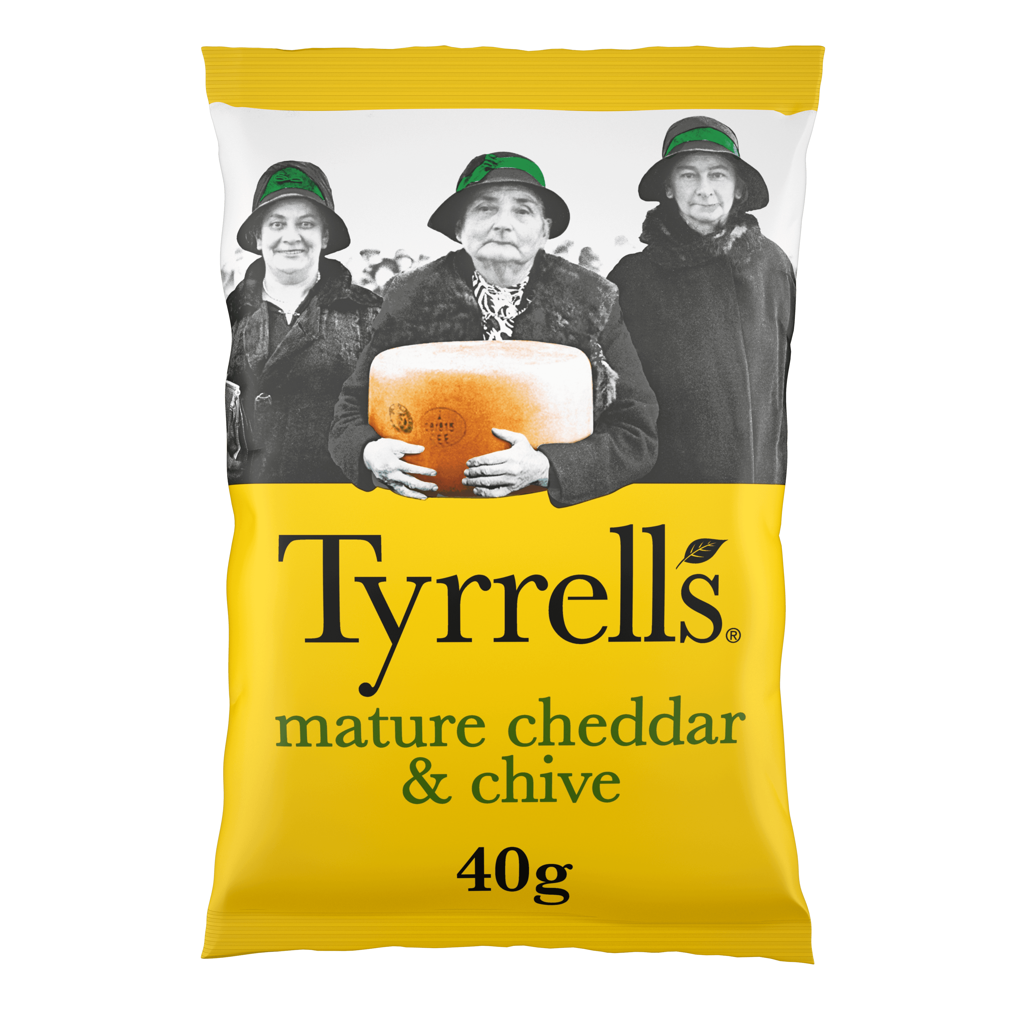 Tyrrells Mature Cheddar & Chive 24x40g