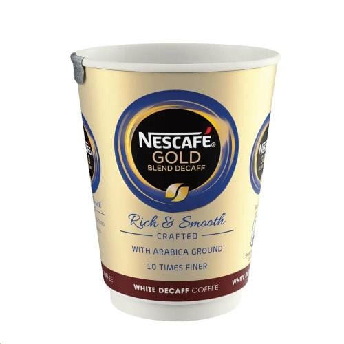 E/C Incup Nescafe Luxury Decaf Coffee White (12x25cups)