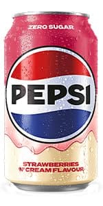 Pepsi Strawberries N Cream Zero 24x330ml