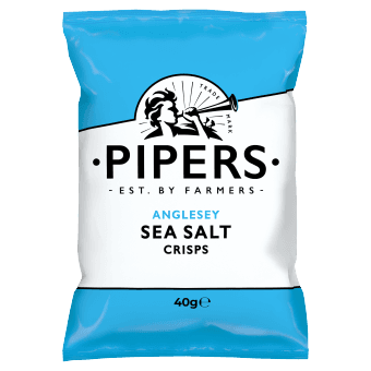 Pipers Crisps Anglesey Sea Salt 24x40g