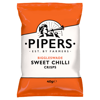 Pipers Crisps Biggleswade Sweet Chilli 24x40g