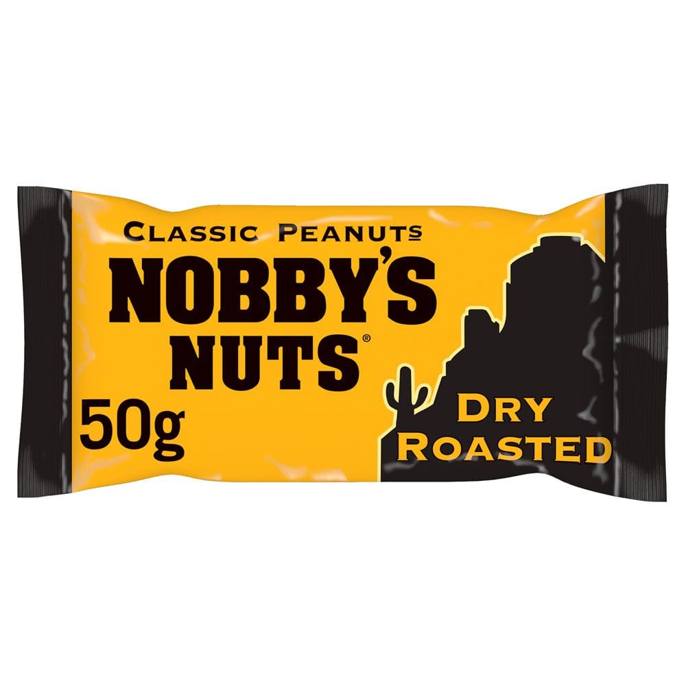Nobby's Dry Roasted Peanuts 24x50g