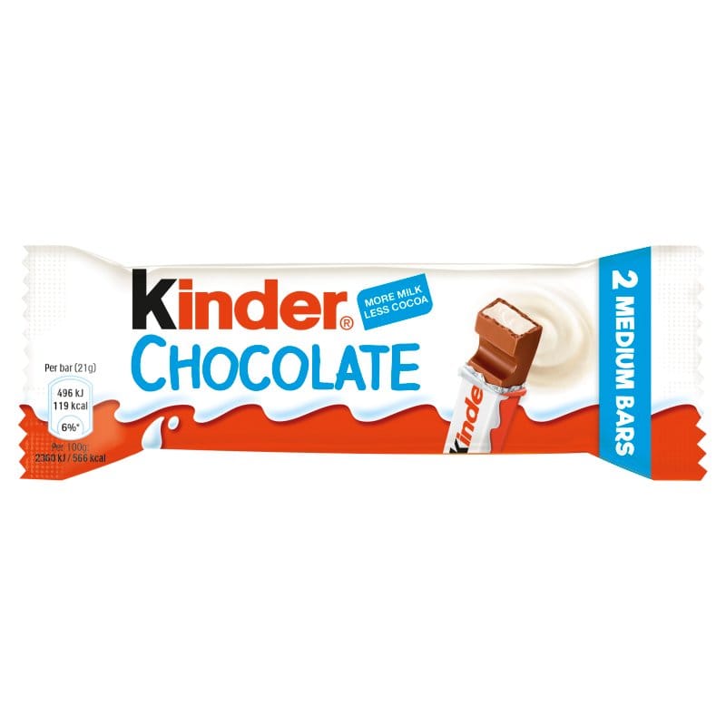 Kinder Maxi Chocolate T2 Snack Bar 24x42g