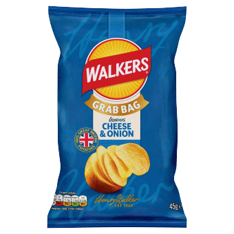 Walkers Grab Bag Cheese & Onion 32x45g