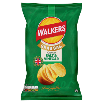 Walkers Grab Bag Salt & Vinegar 32x45g