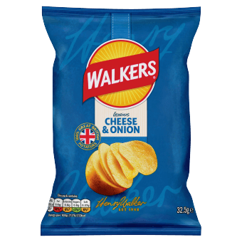 Walkers Cheese & Onion 32x32.5g