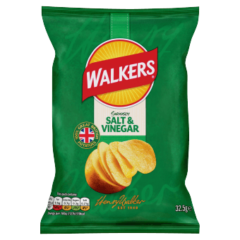 Walkers Salt & Vinegar 32x32.5g