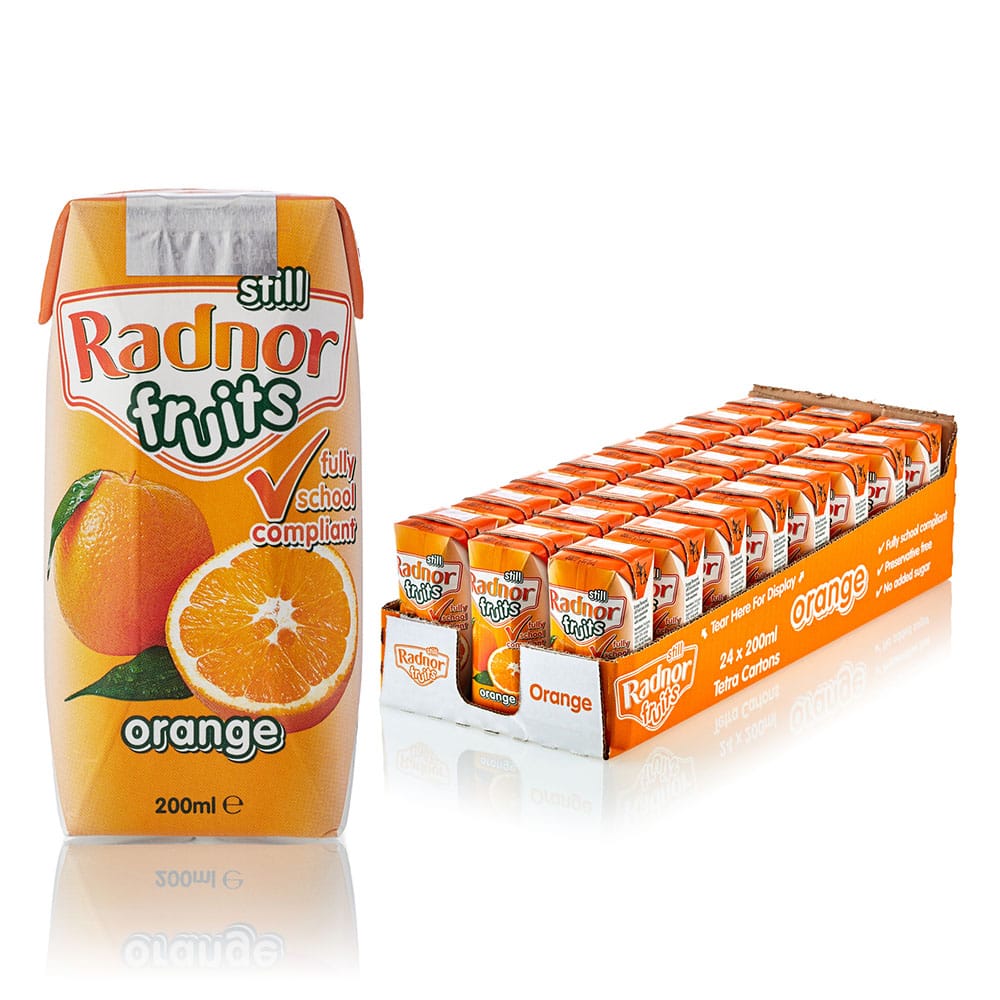 Radnor Orange Juice Carton 24x200ml