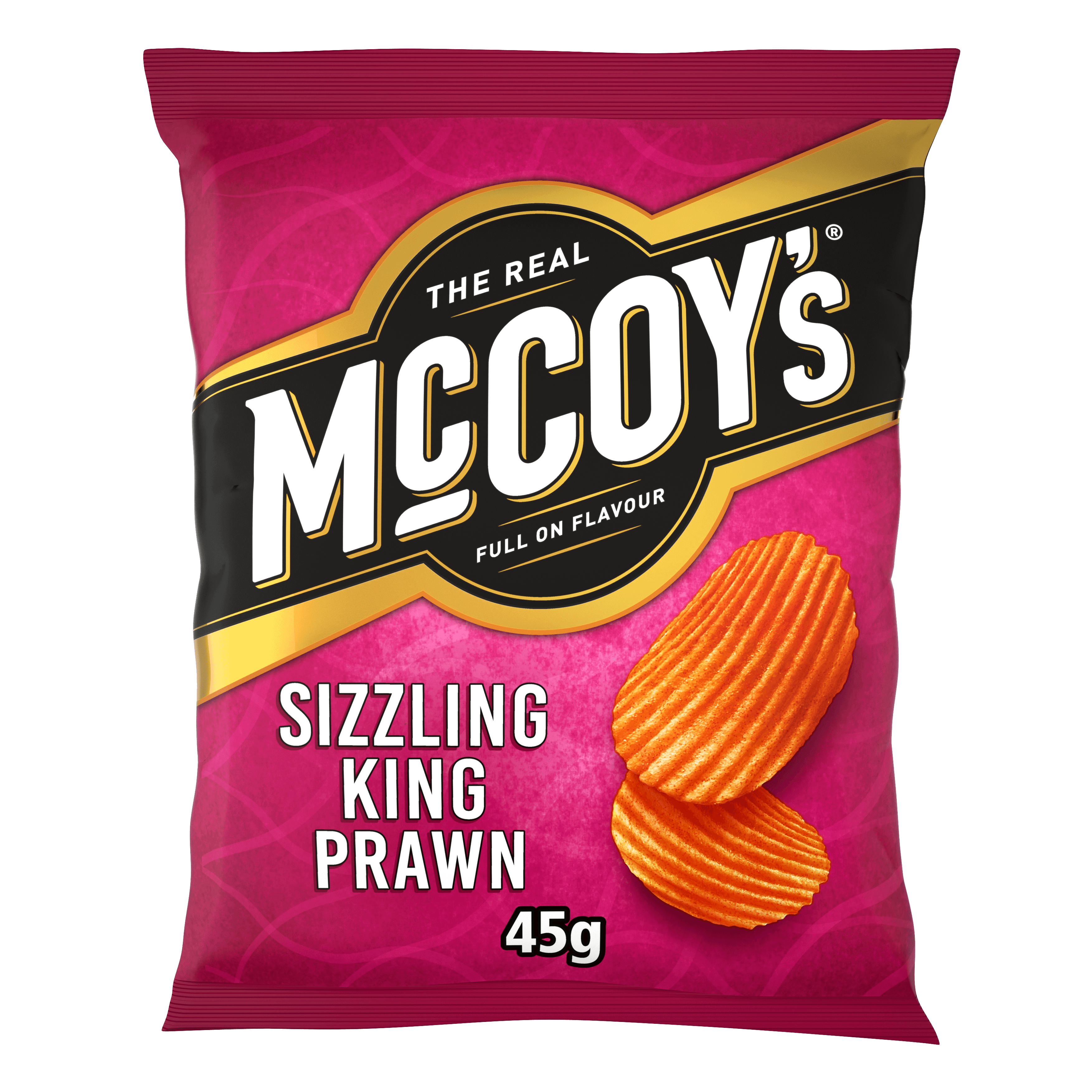 McCoys Sizzling Prawn 36x45g