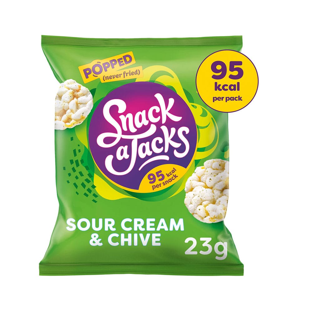Snack A Jacks Sour Cream & Chive 24x23g