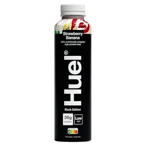 ***** Huel Ready To Drink Black Edition STRAWBERRY BANANA 8x500ml *****
