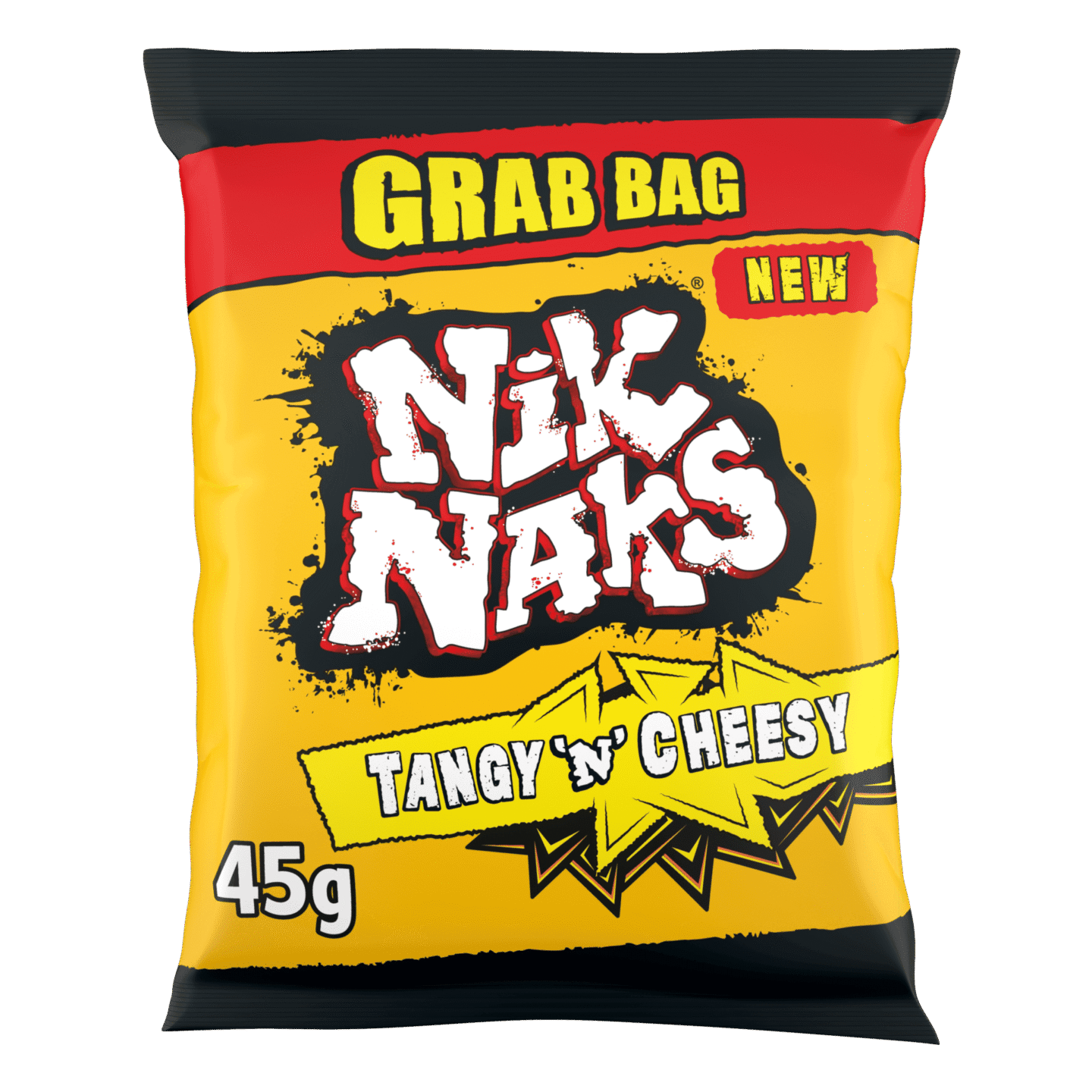 GRAB BAG Nik Naks Tangy n Cheesy 36x45g
