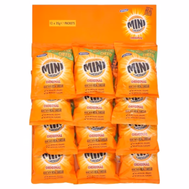 Jacobs Mini Cheddars Original CARDED 48x35g