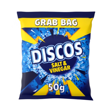 Discos Salt & Vinegar Grab Bags 28x50g