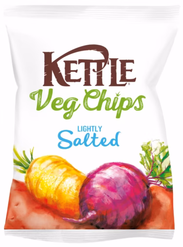 Kettle Crisps Lightly Salted Mixed Vegetables 18x40g