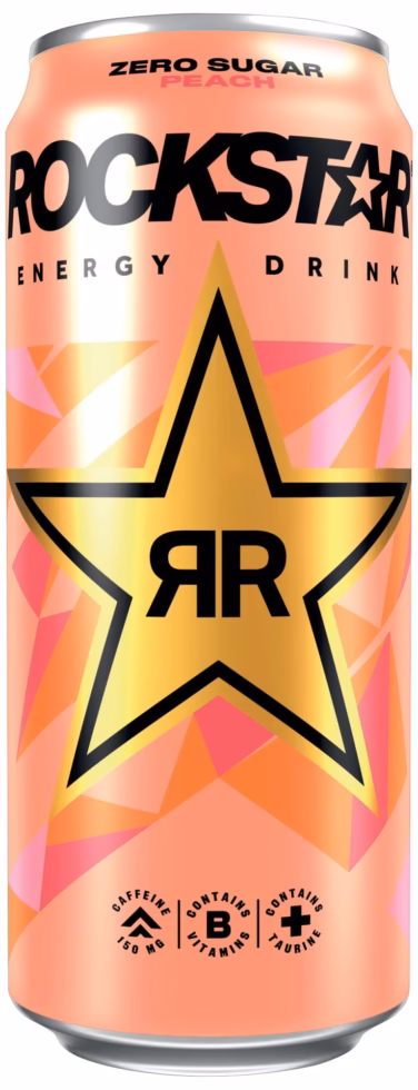 Rockstar Energy Peach Zero Sugar 12x500ml