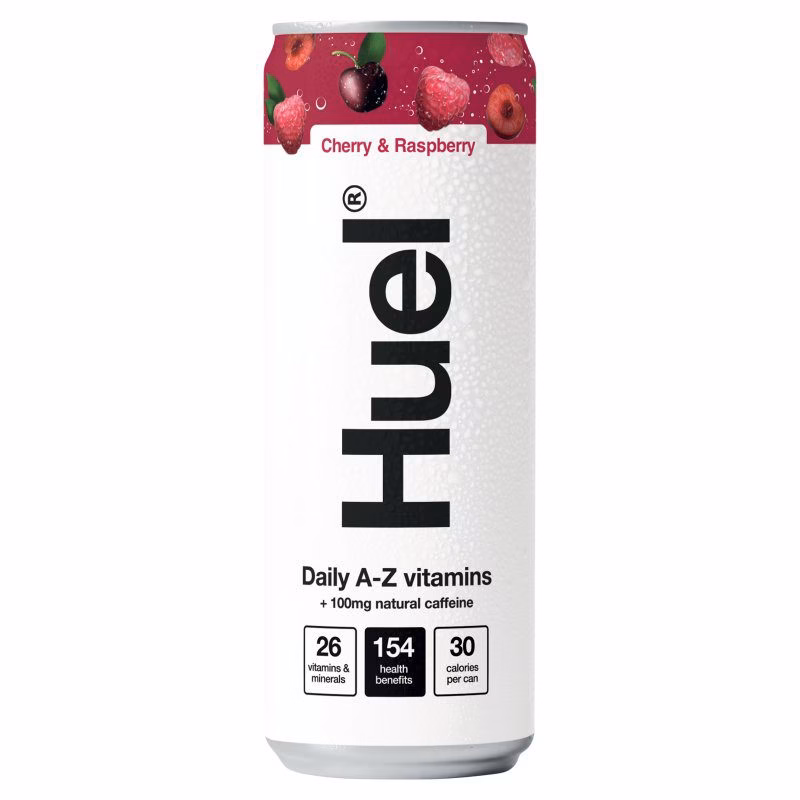 Huel Cherry & Raspberry Daily A-Z Vitamins Cans 12x330ml