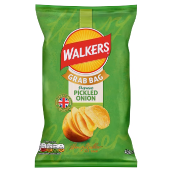 Walkers Grab Bag Pickled Onion 32x45g