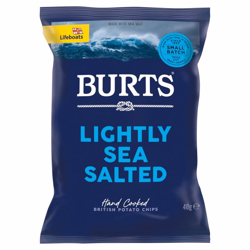 Burts Lightly Sea Salted 20x40g