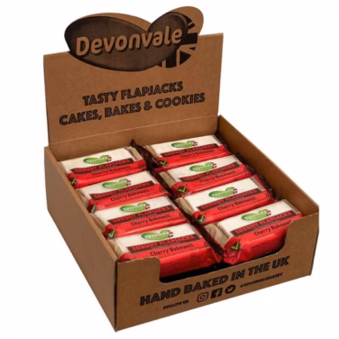 Devonvale Cherry Bakewell Flapjack 24x90g