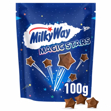 ***** Milky Way Magic Stars Chocolate Pouches 12x100g *****