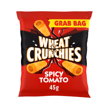 GRAB BAG Wheat Crunchies Spicy Tomato 32x45g
