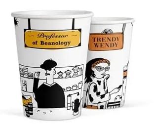 PERSONALITY 9oz Paper Vending Cups (50x20) (1000 Cups)